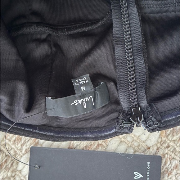 Lulu's Black Strapless Gown - Picture 8 of 8